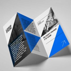 Brochure Economy Size (Including Folding) A4 (29x20 cm) 4 color, 2 sides