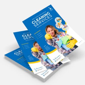 Flyer Economy Size A5 (29x14.5 cm) 4 color, 1 side & 2 sides