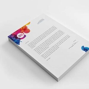 Letterhead A6 Wood free Paper 4 Color, 1 side & 2 sides