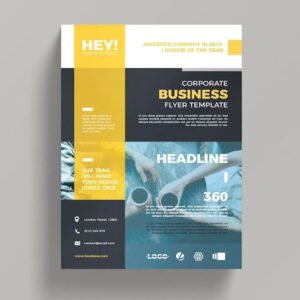 Flyer Economy Size B4 (34x24 cm) 4 color, 1 side & 2 sides