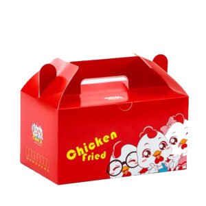 Fried Chicken Box - Takeaway (Type 2) Food Board 250gsm, 4 Color, 1 Side, Varnish