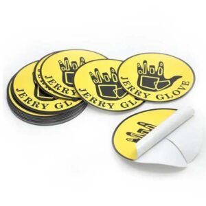 1000 Pcs Custom Die Cut Economy Sticker Glossy Lamination 80gsm 4 Color, 1 Side