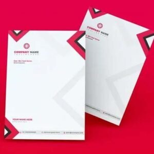 Letterhead A4 Wood free Paper 4 Color, 1 side & 2 sides