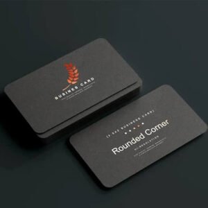 1000 Pcs Rounded Corner Spot UV Matt Lamination 400gsm 4 Color, 2 Sides