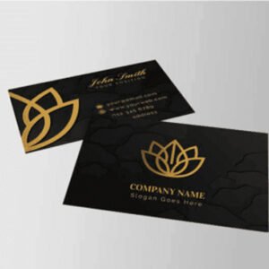 1000 Pcs Gold Foil Matt Lamination 400gsm 4 Color, 2 Sides