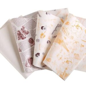 Sandwich Paper (39x29 cm) - 2 Colors , Print with food grade ink - 1 Side