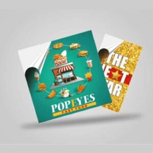 1000 Pcs Adestor Sticker Glossy Lamination 80gsm 4 Color, 1 Side