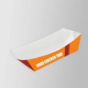 Fried Chicken Tray (indoor) - Food Board 250gsm, 4 Color, 1 Side, Varnish